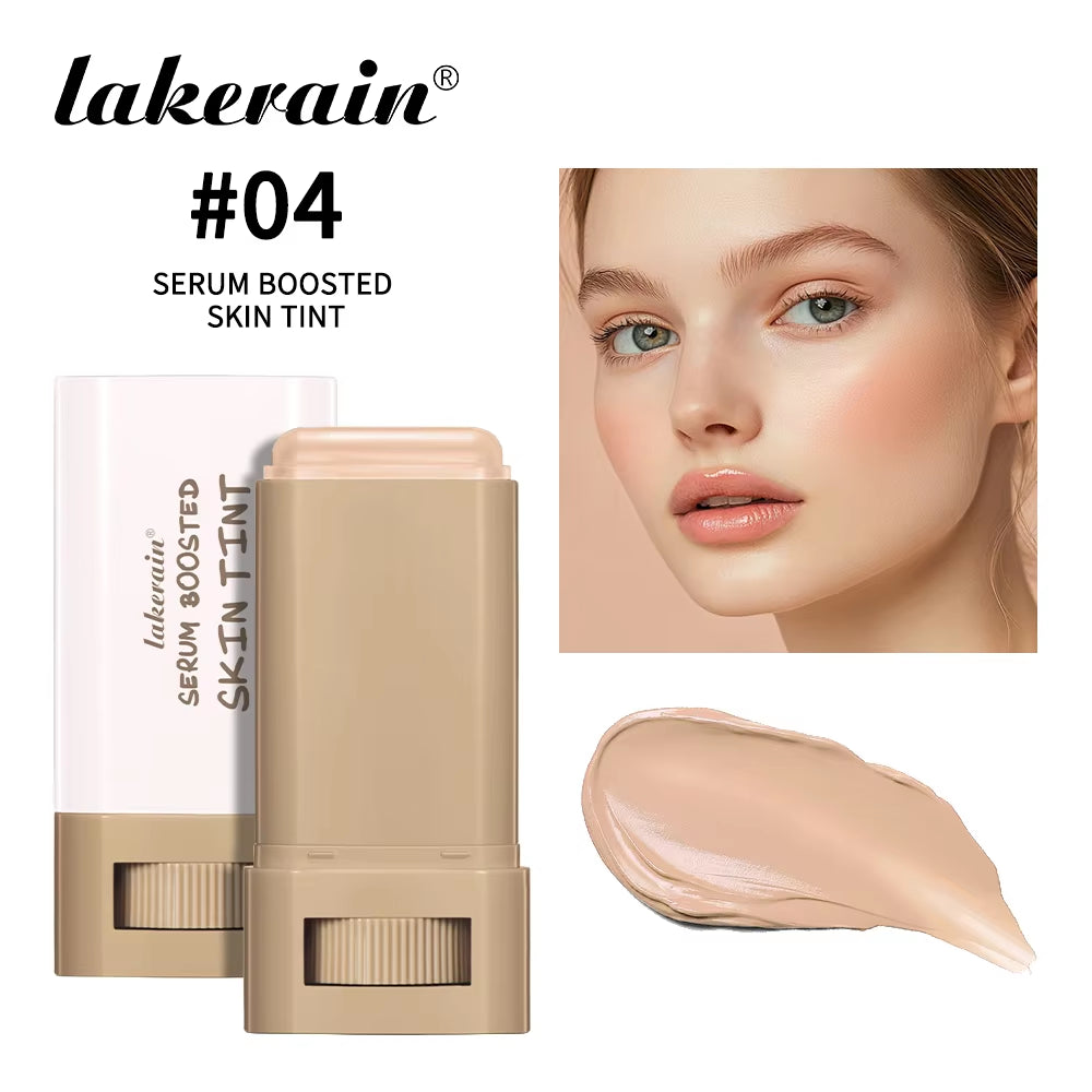 Magic Eraser Foundation Stick Serum Boosted Skin Tint Foundation Stick Smooth Plumper Hight Coverage Travel Bronze Foundation
